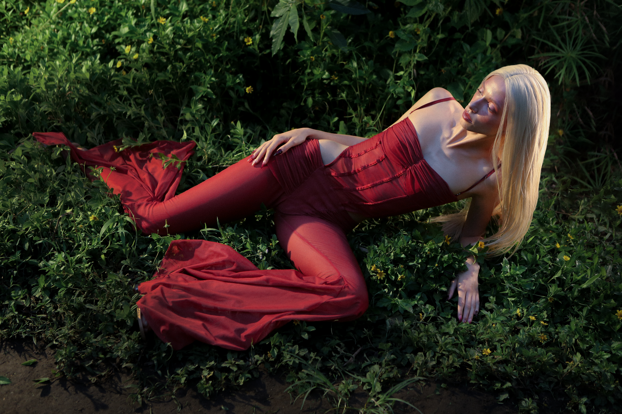 Genesis Jumpsuit Red