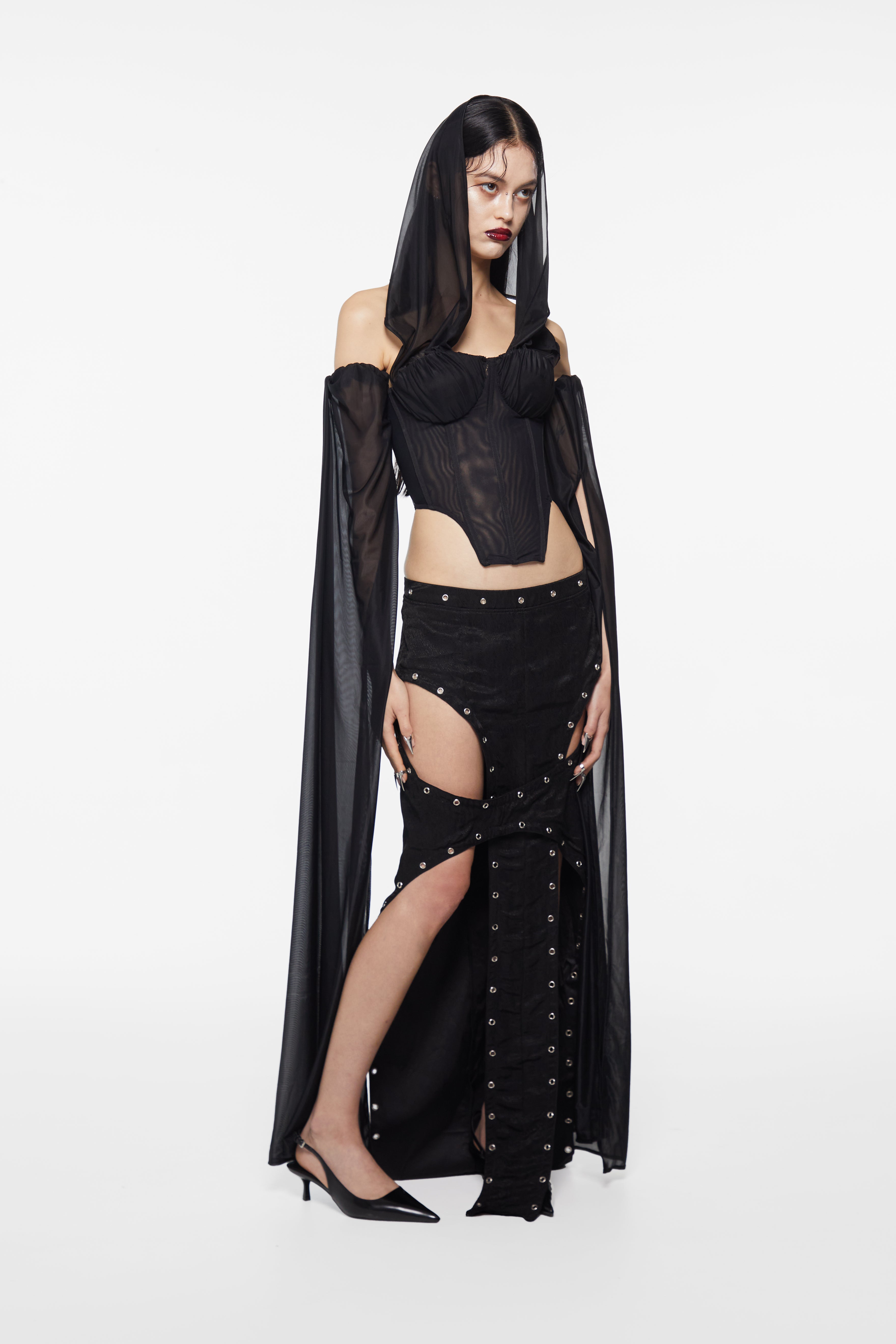 The Assassin Corset Top Black