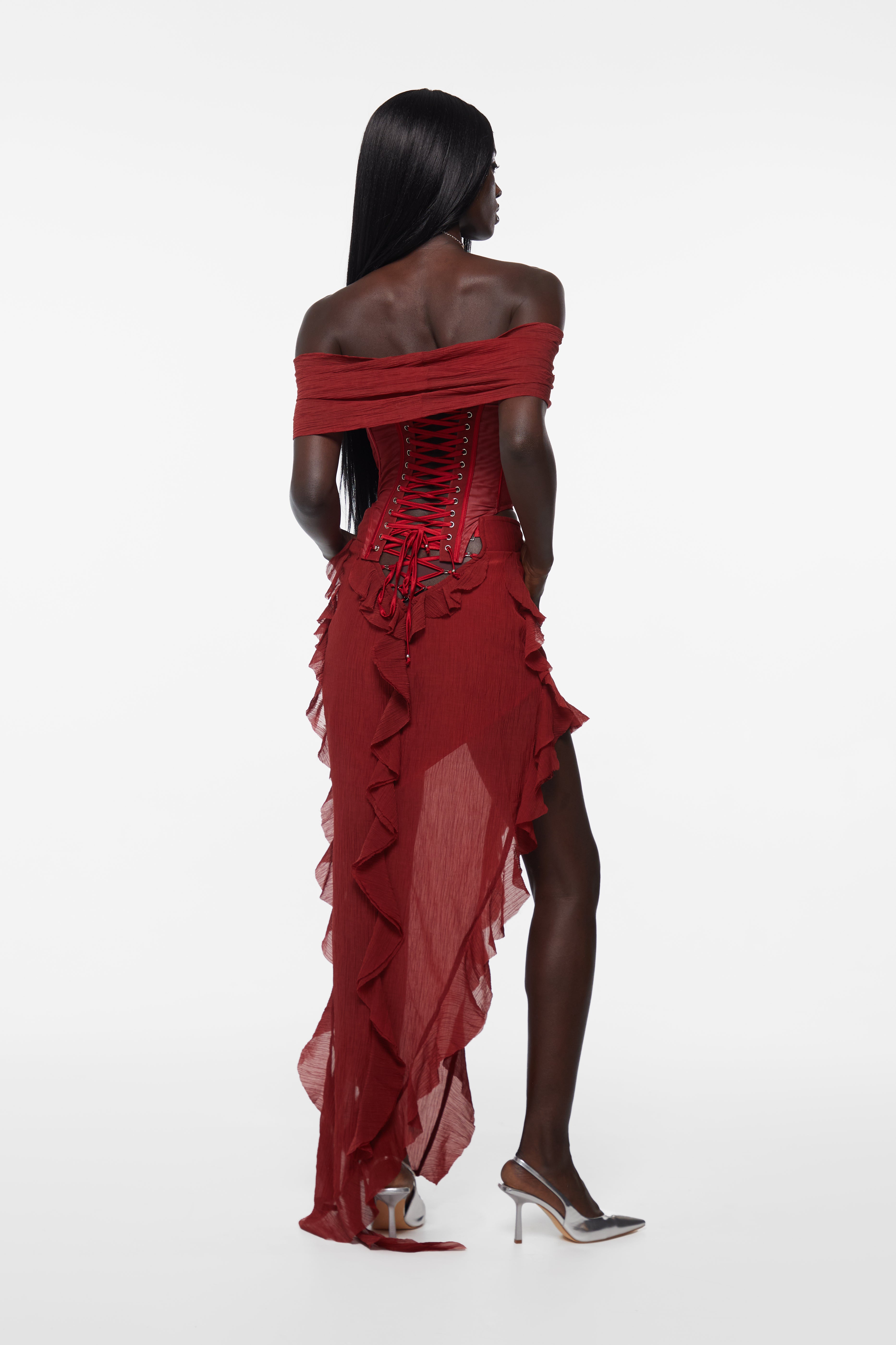 The Assassin Corset Top Red