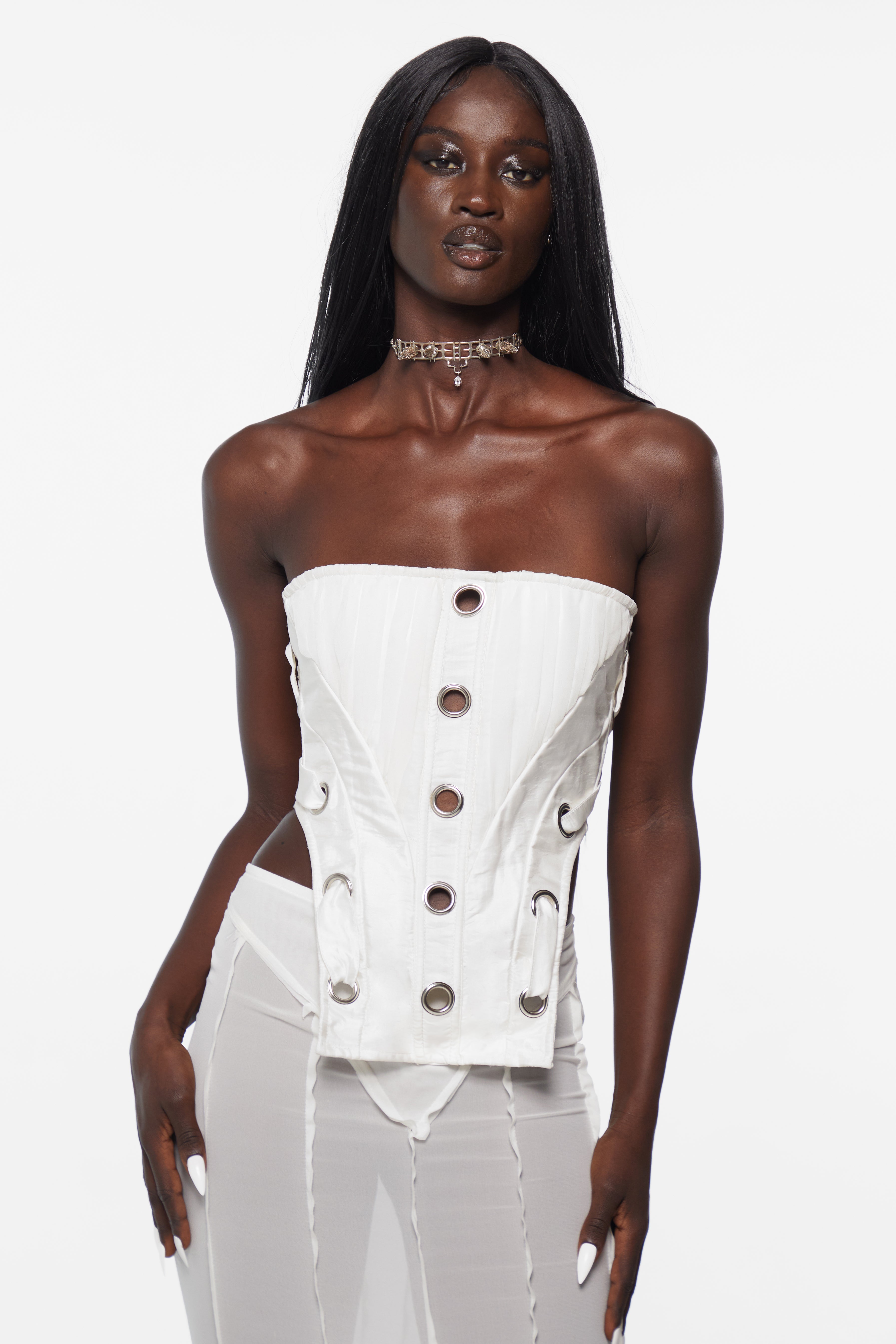 Prey Corset White