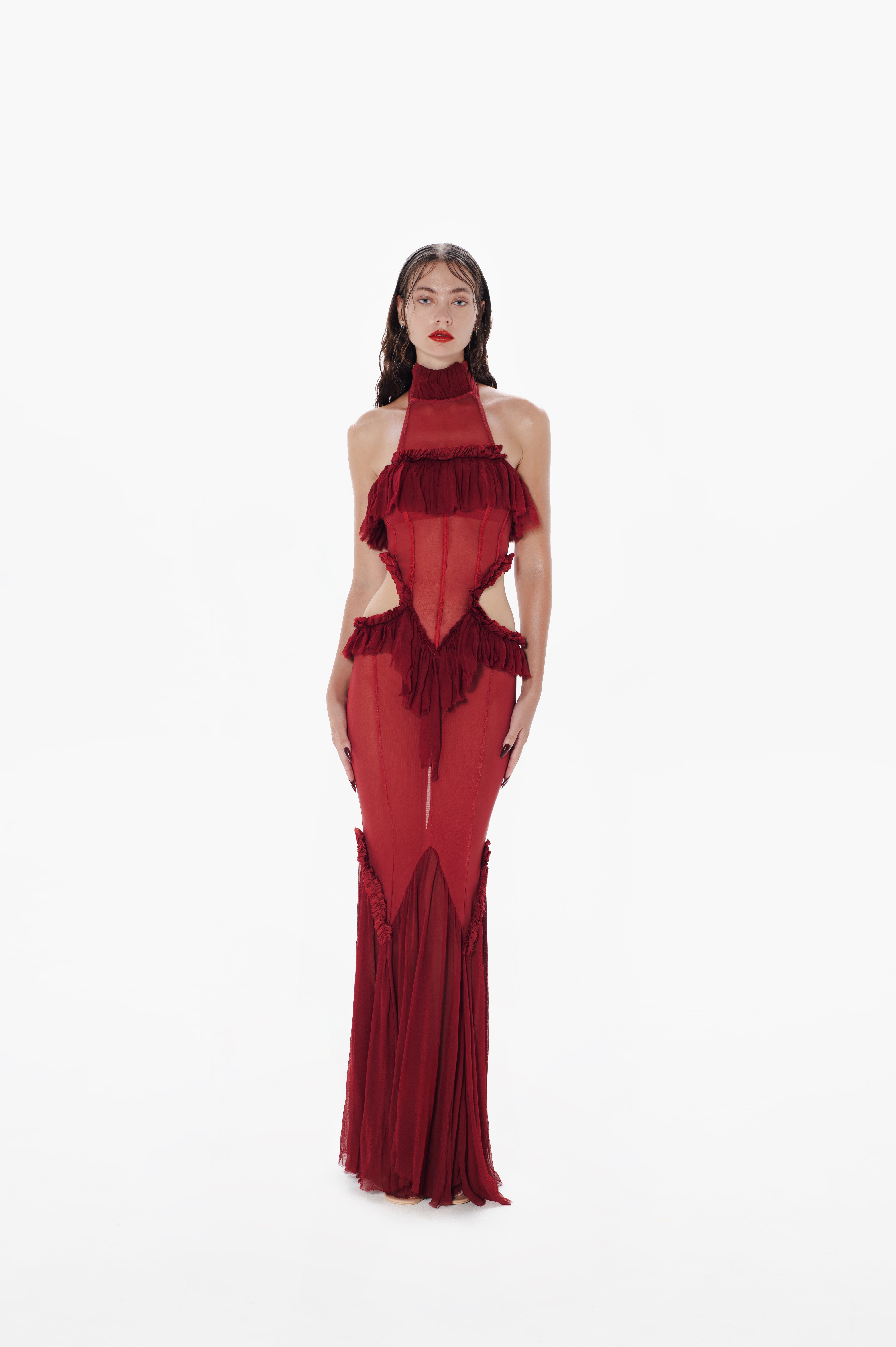 Ophelia Maxi Dress Red
