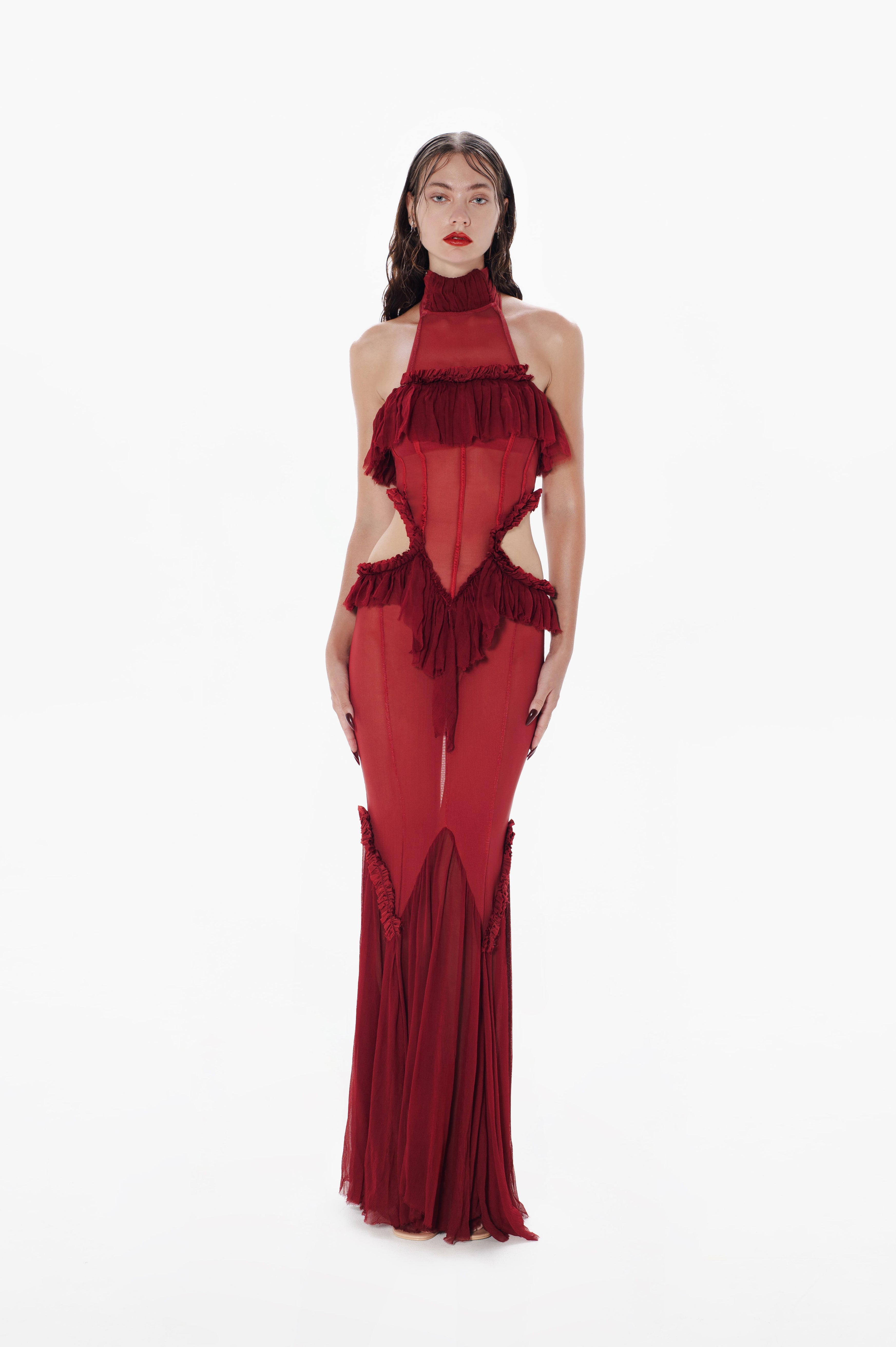 Ophelia Maxi Dress Red