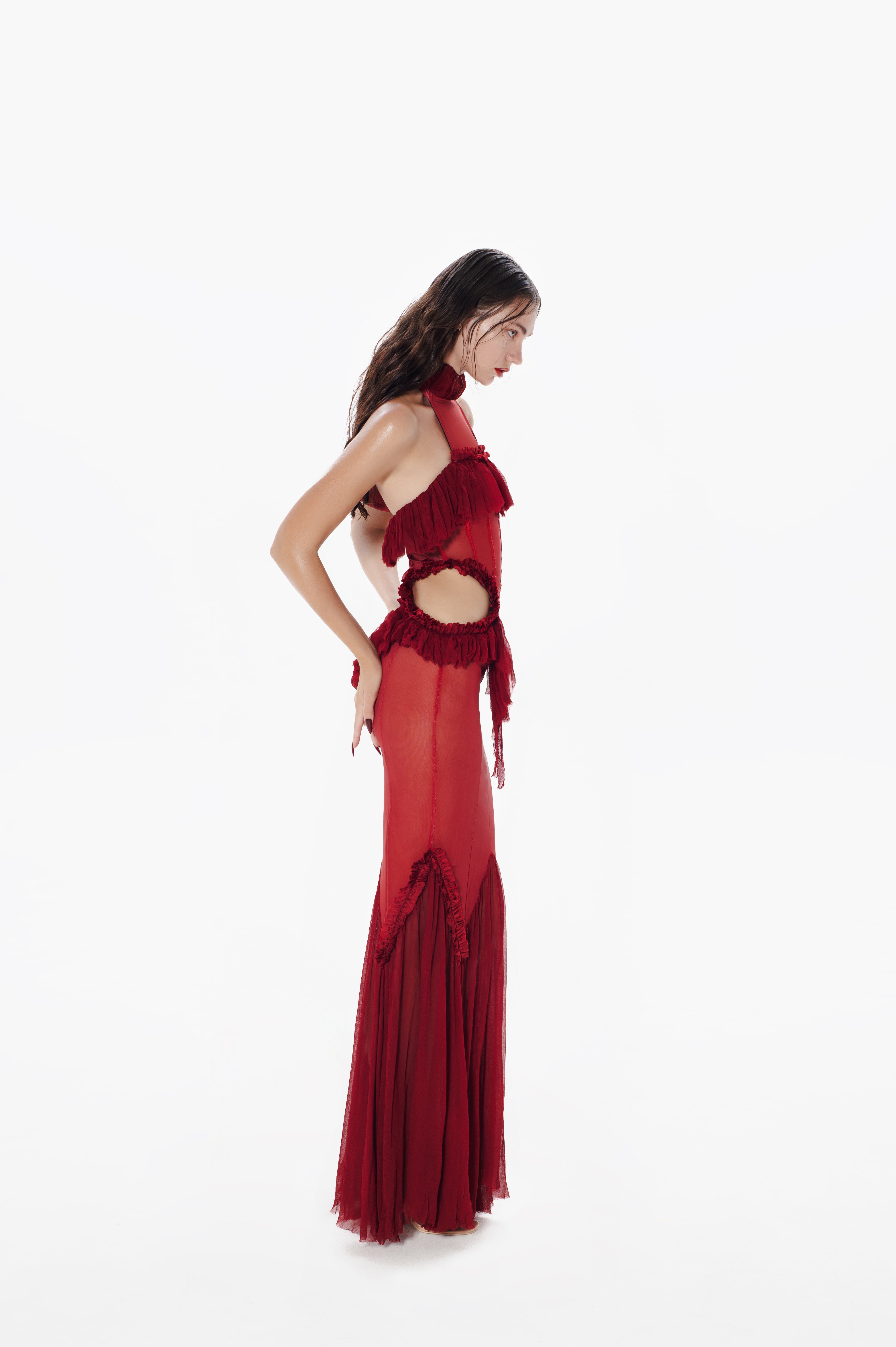 Ophelia Maxi Dress Red