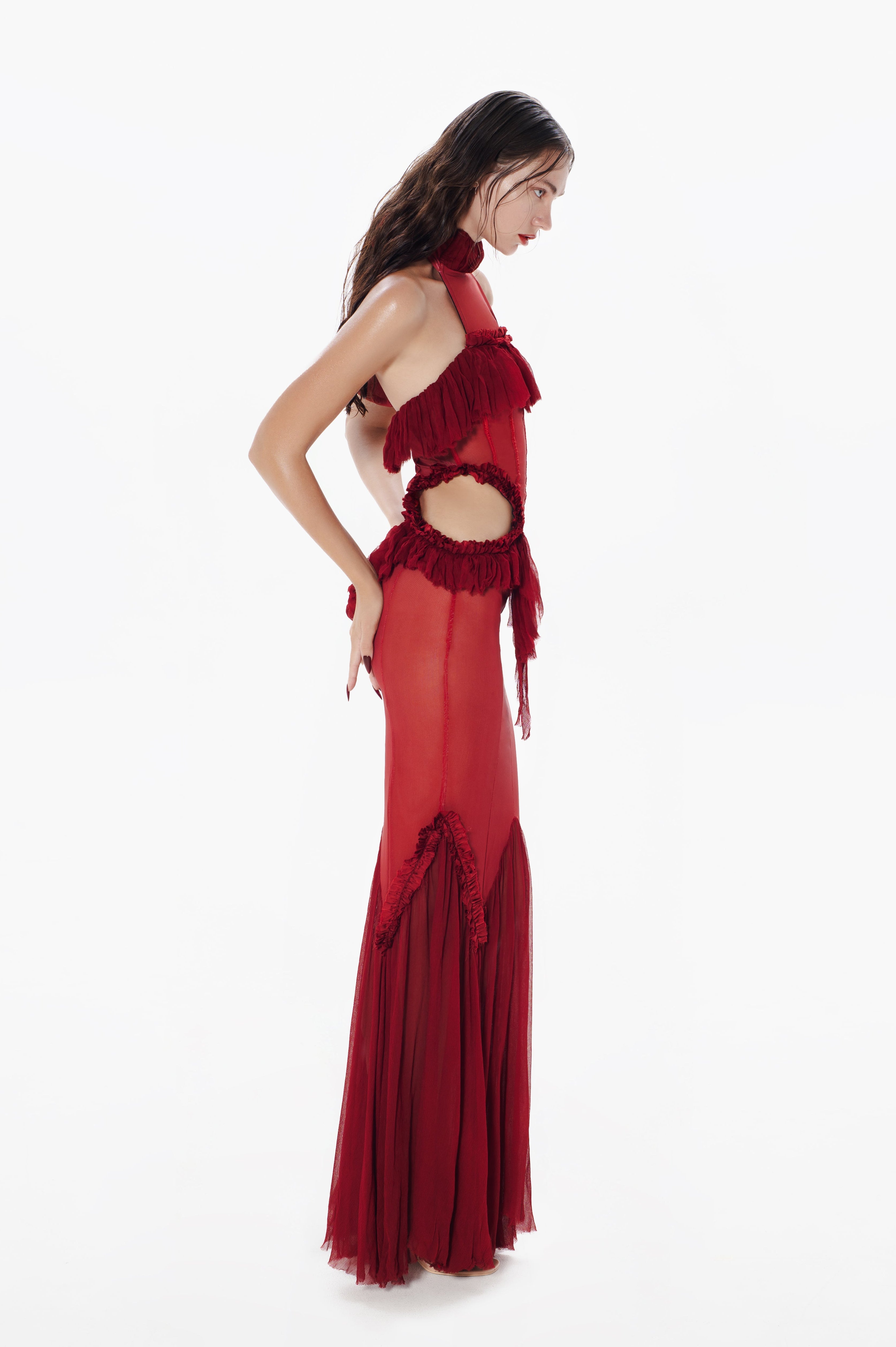 Ophelia Maxi Dress Red