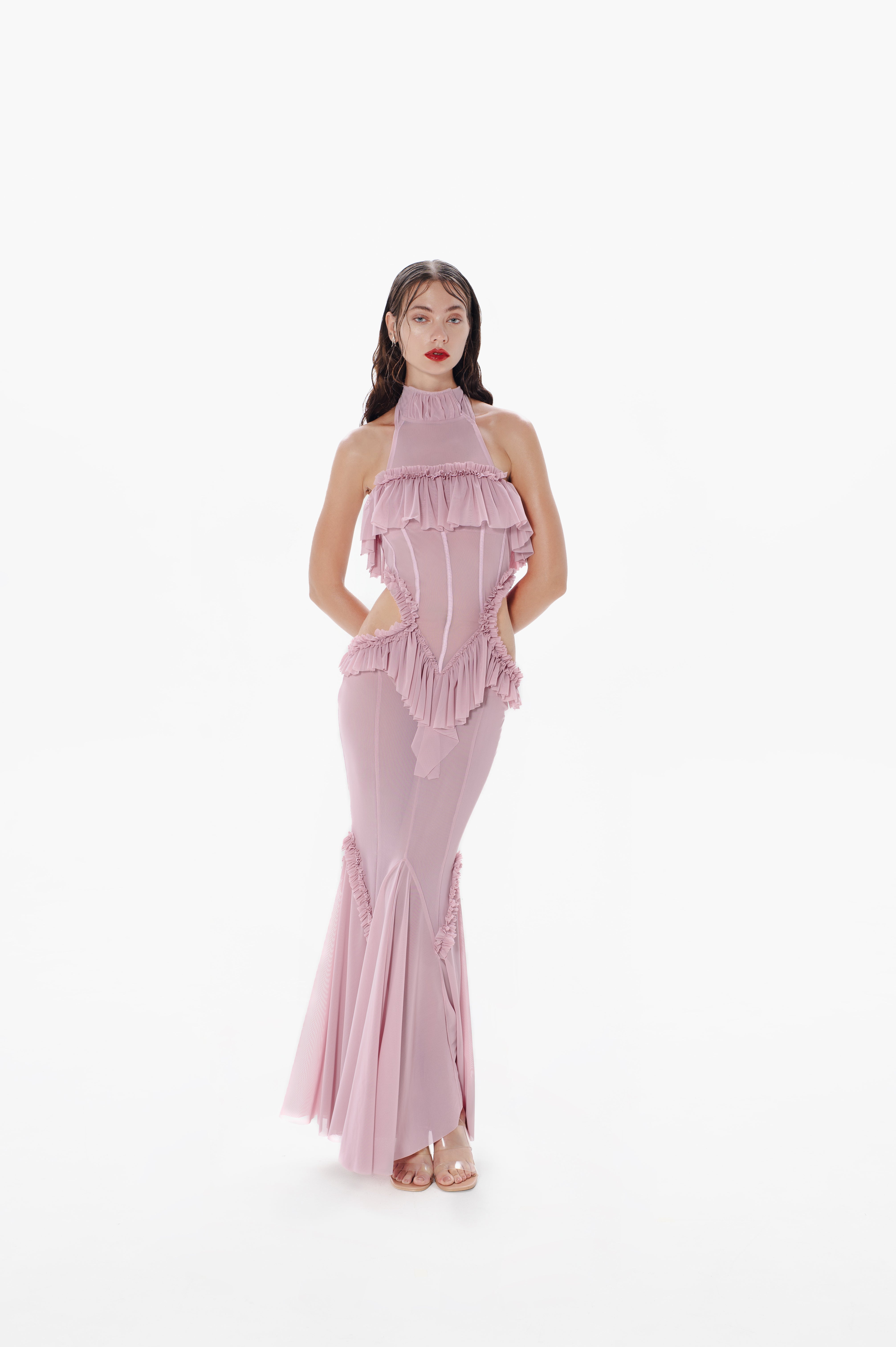 Ophelia Maxi Dress Bubblegum