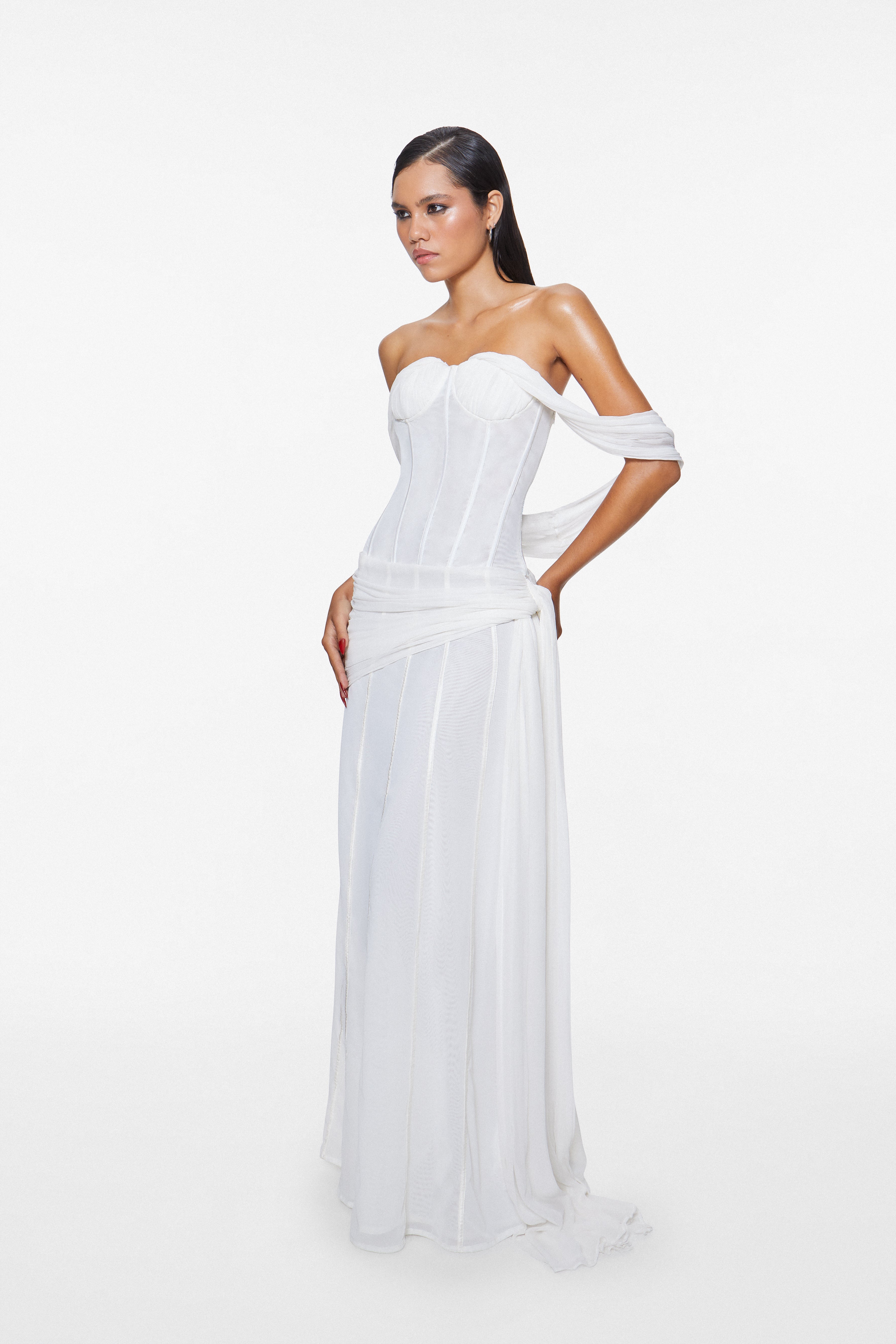Nemesis Maxi Dress Ivory