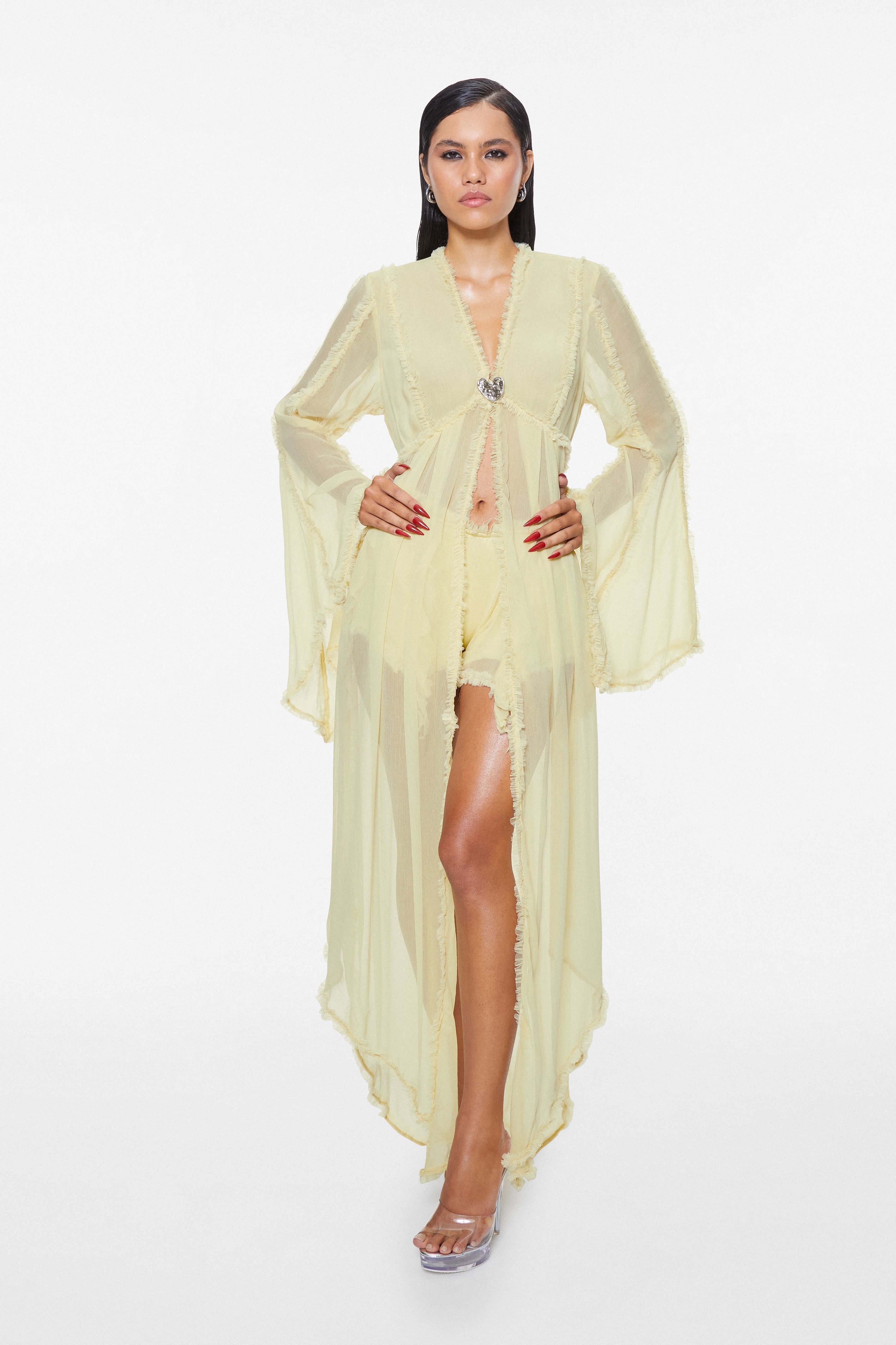 Mistress Chiffon Robe Butter