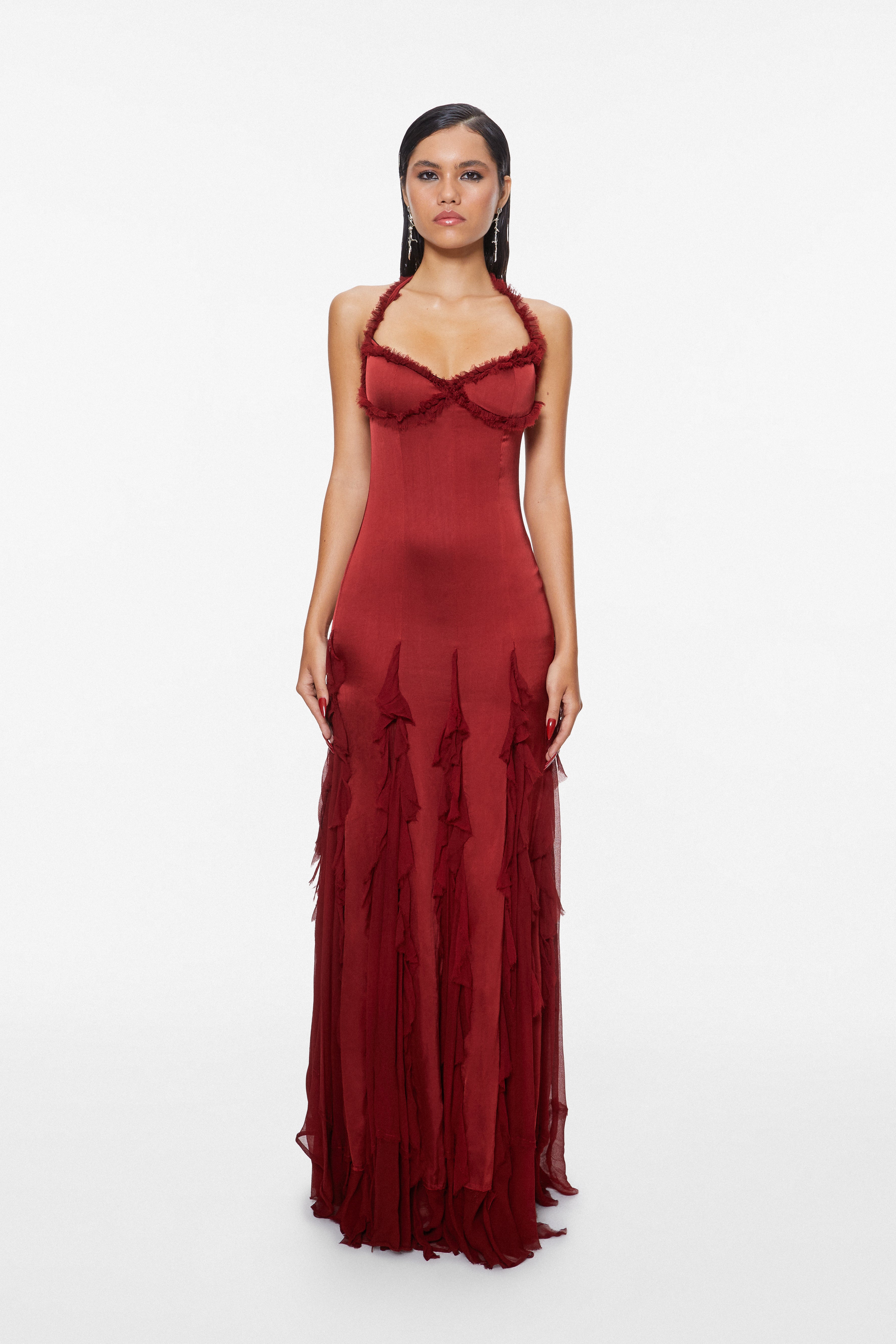 Temptress Dress Crimson