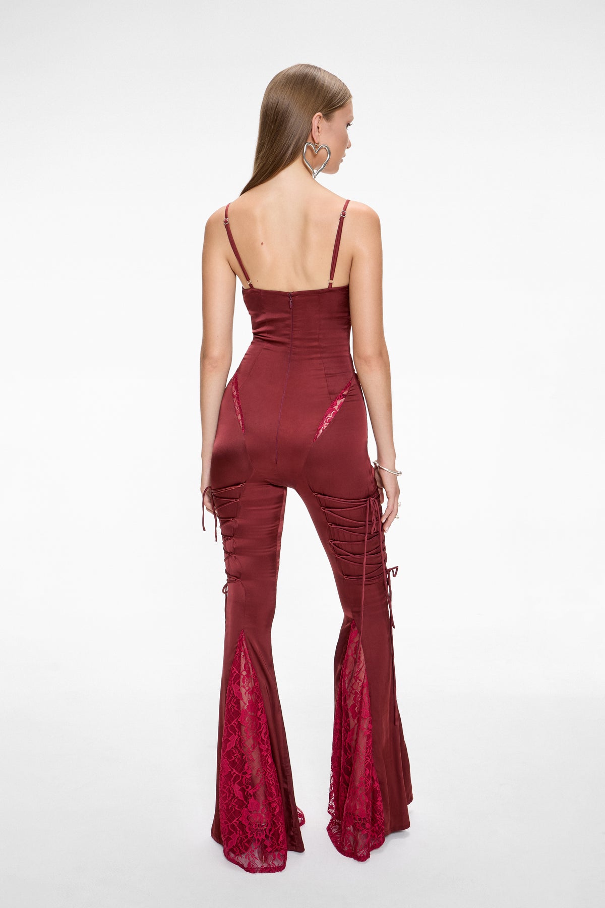 Royal Pain Jumpsuit Burgundy