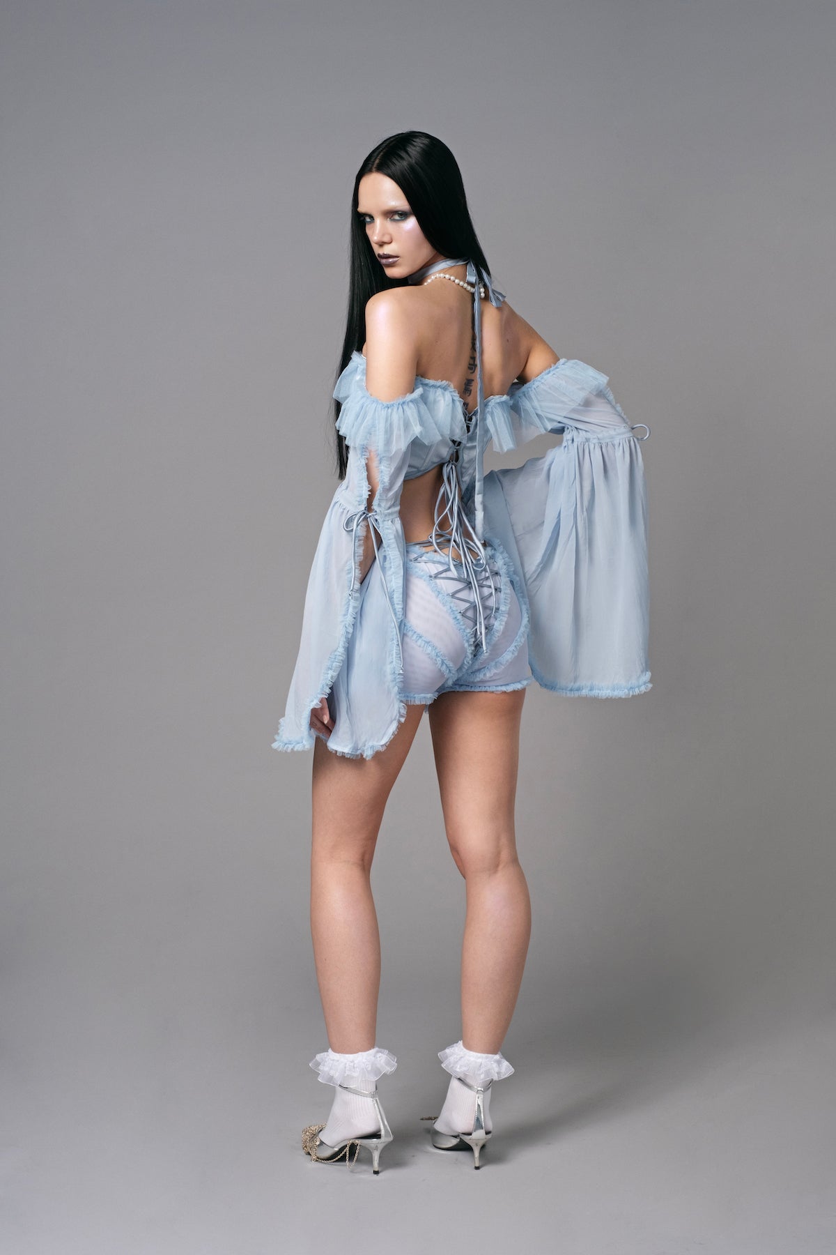 Rococo Top Powder Blue