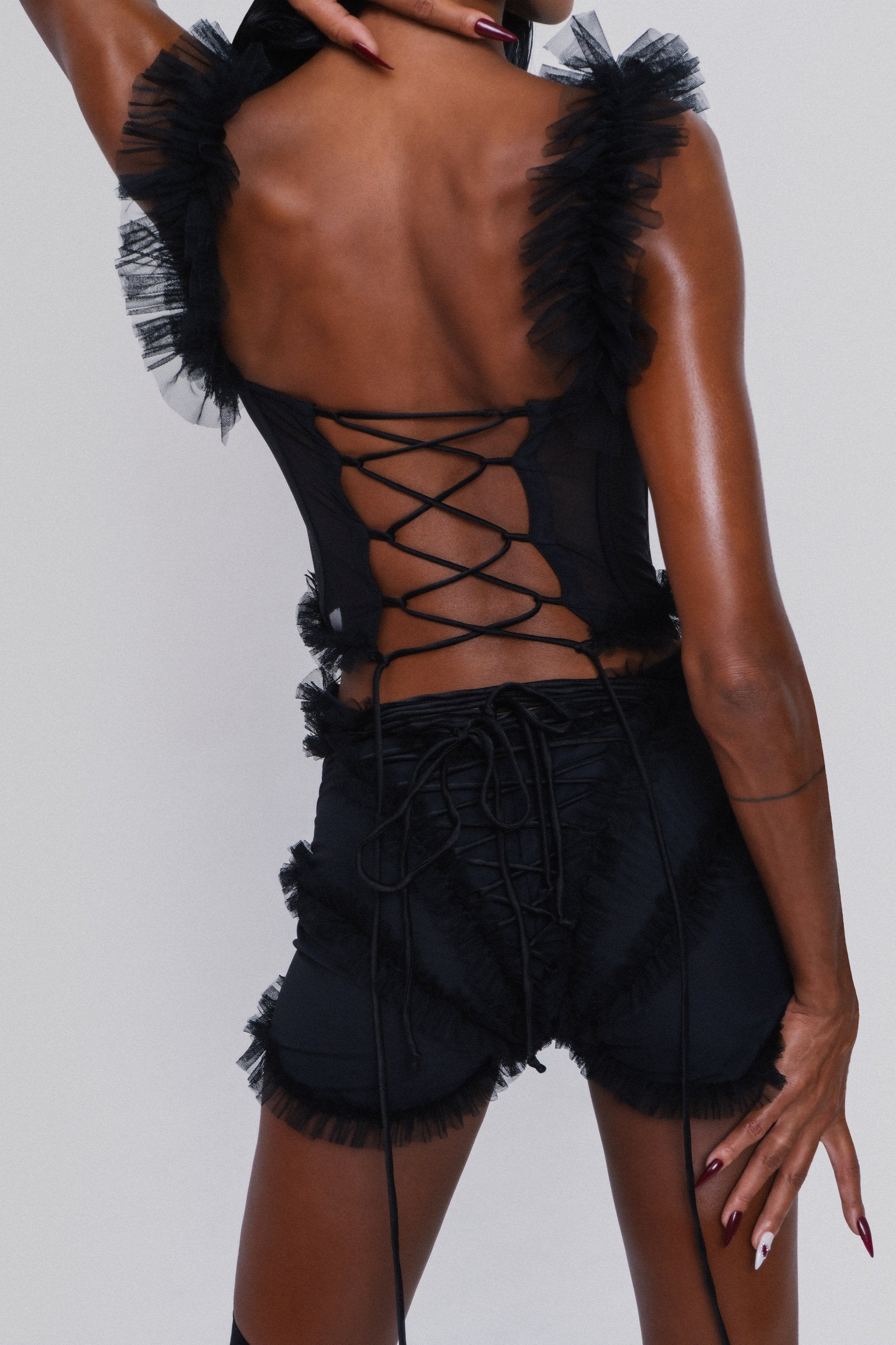 Undisclosed Desires Hot Pants Black