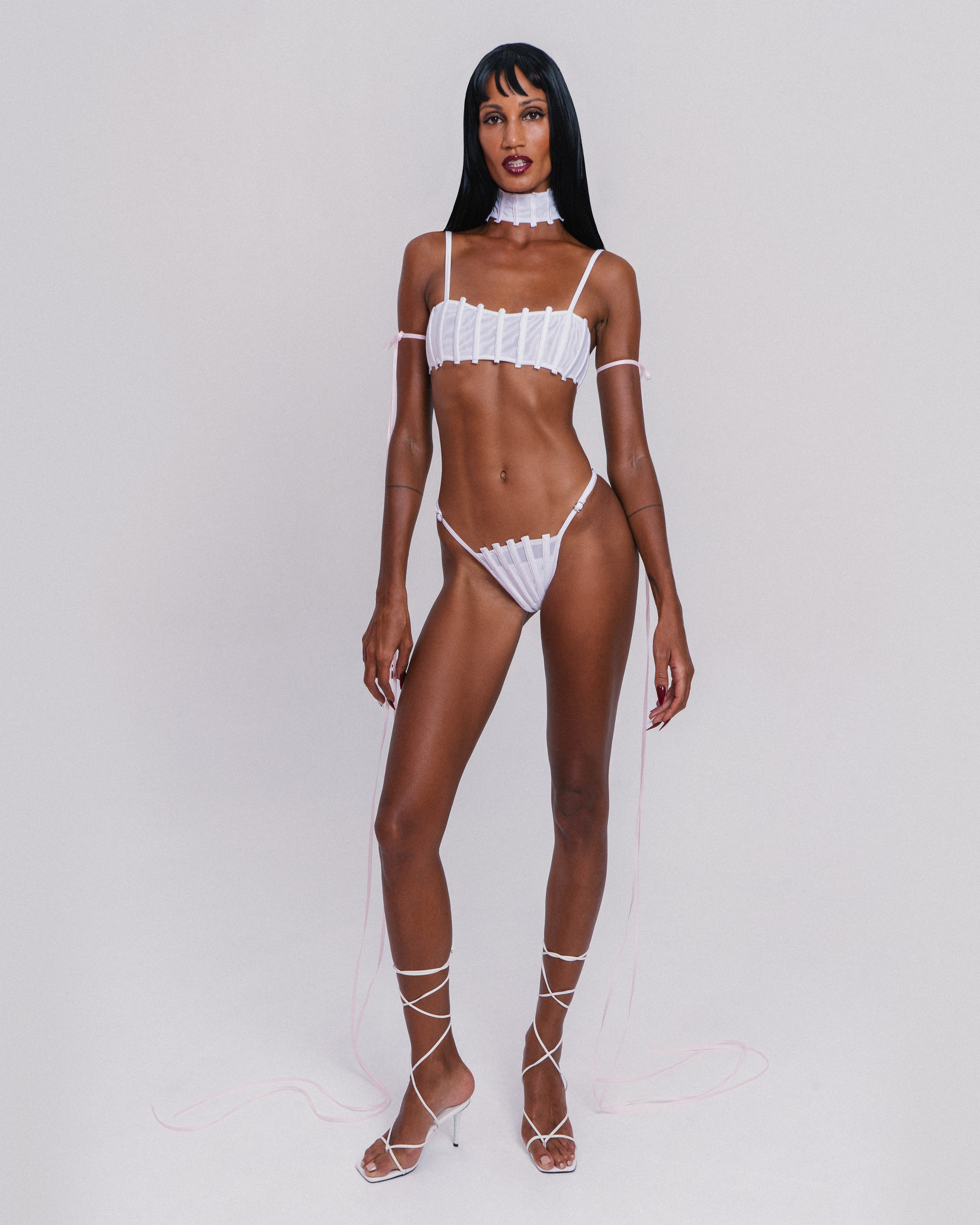 Corset Bikini Bottom White