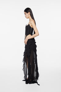 Dagger Corset Black