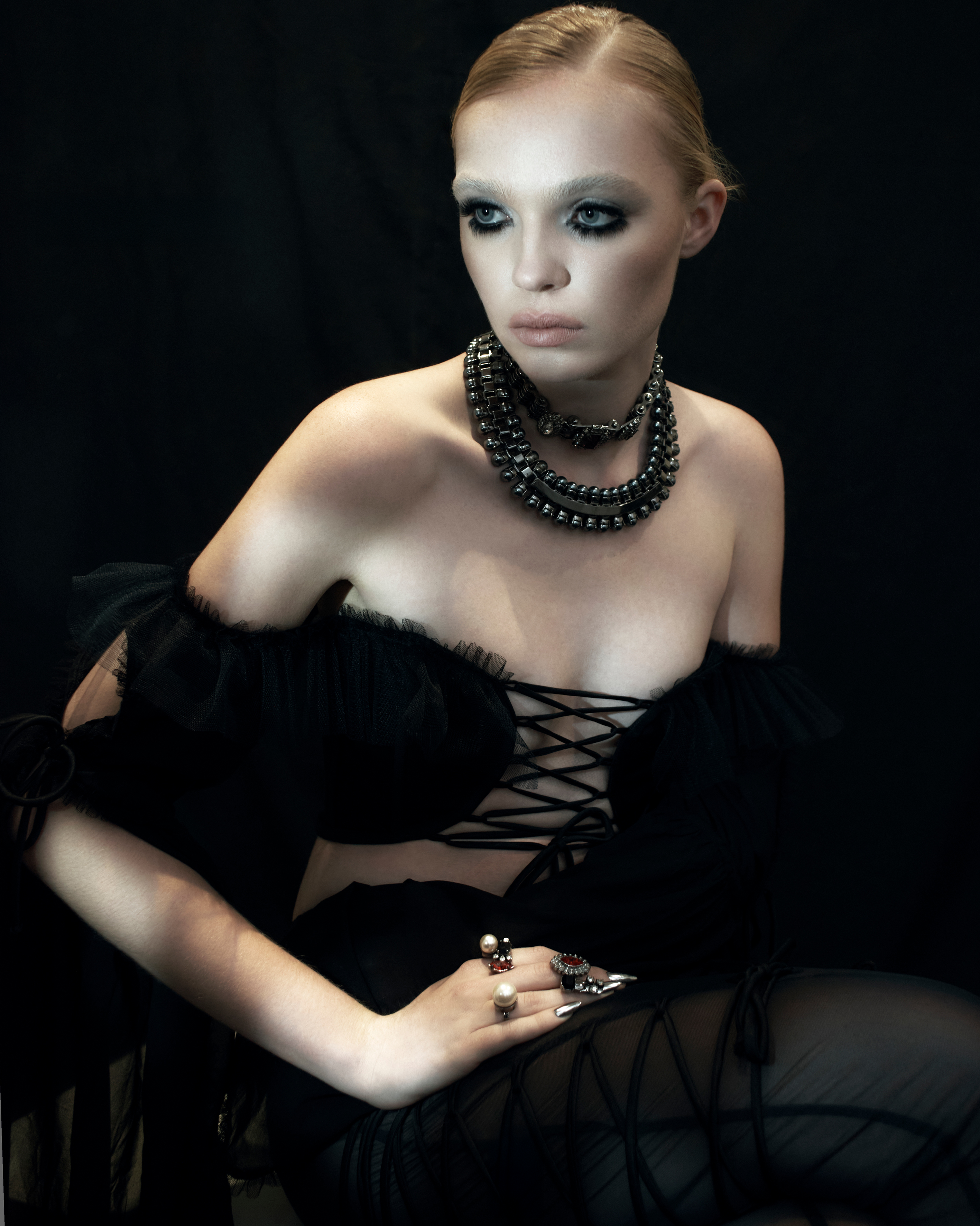 Rococo Top Noir