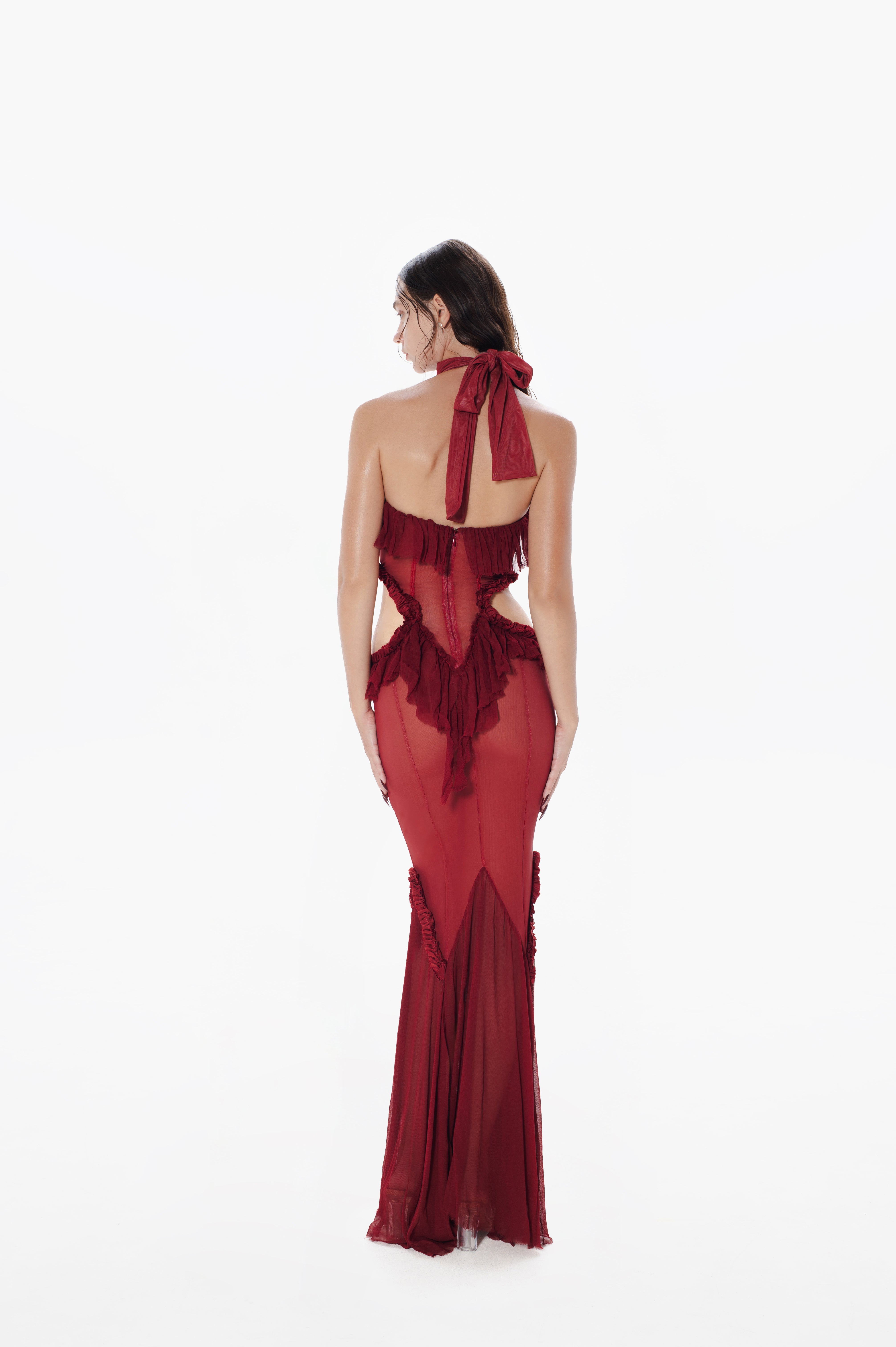 Ophelia Maxi Dress Red
