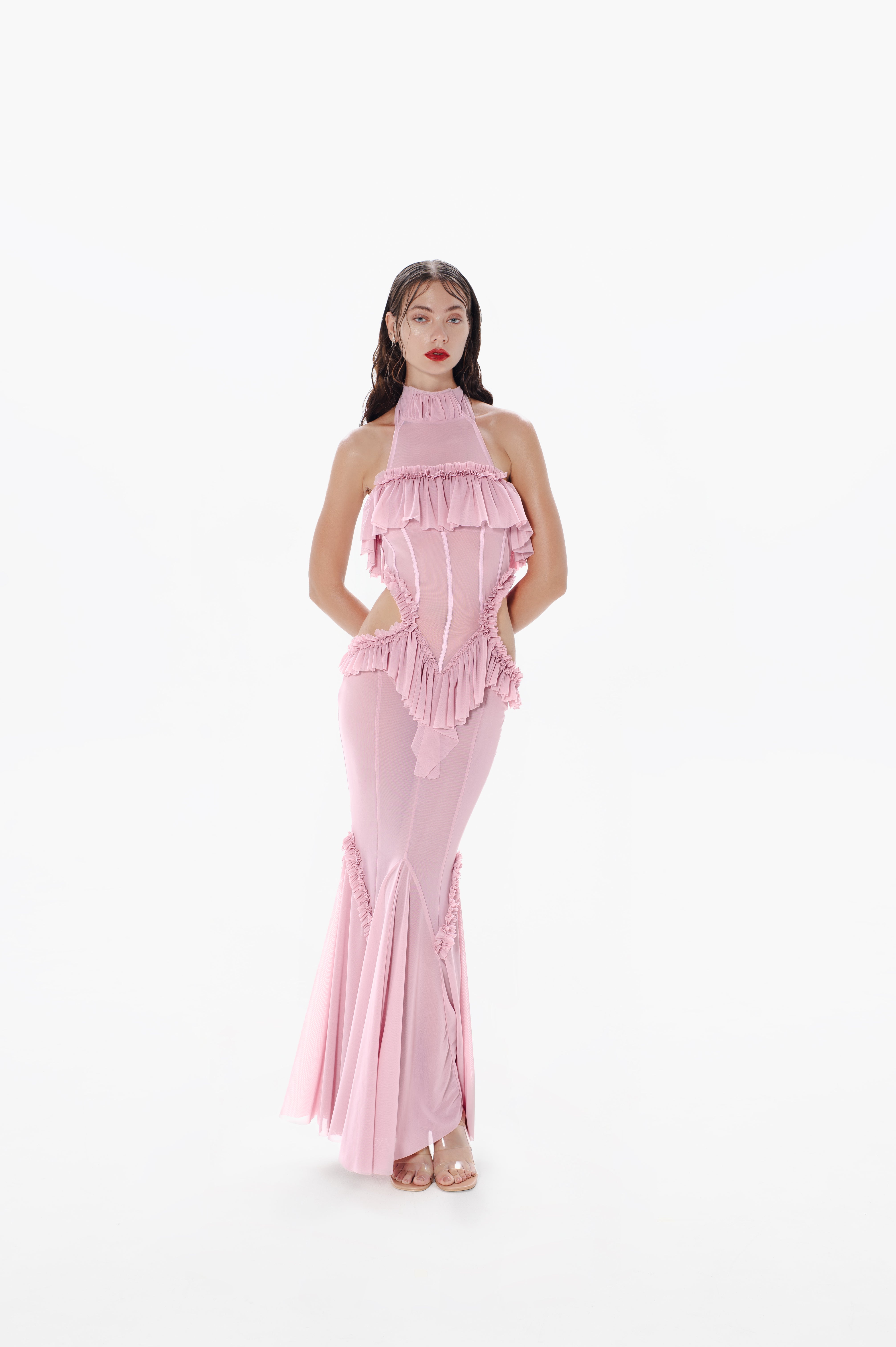 Ophelia Maxi Dress Bubblegum