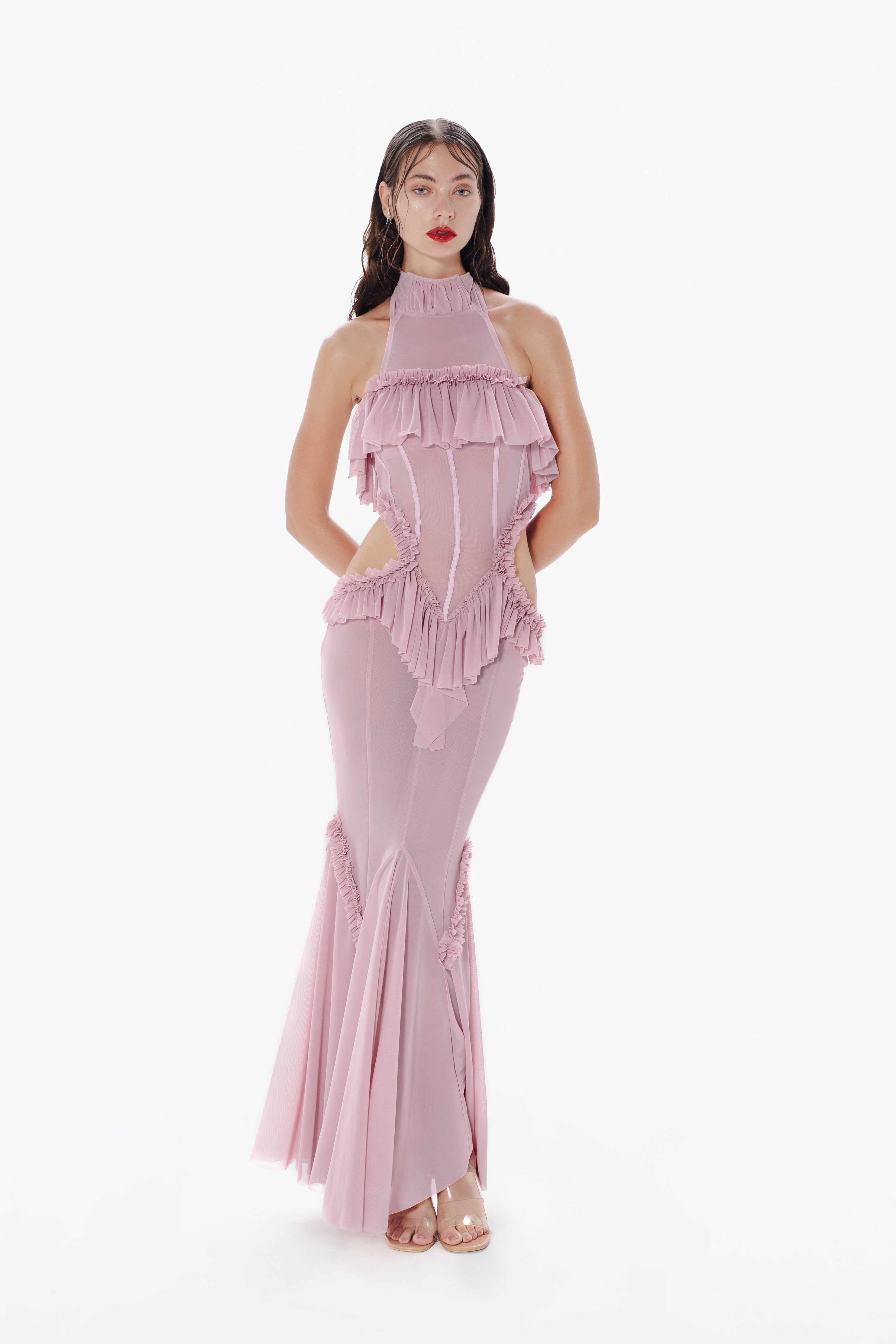 Ophelia Maxi Dress Bubblegum