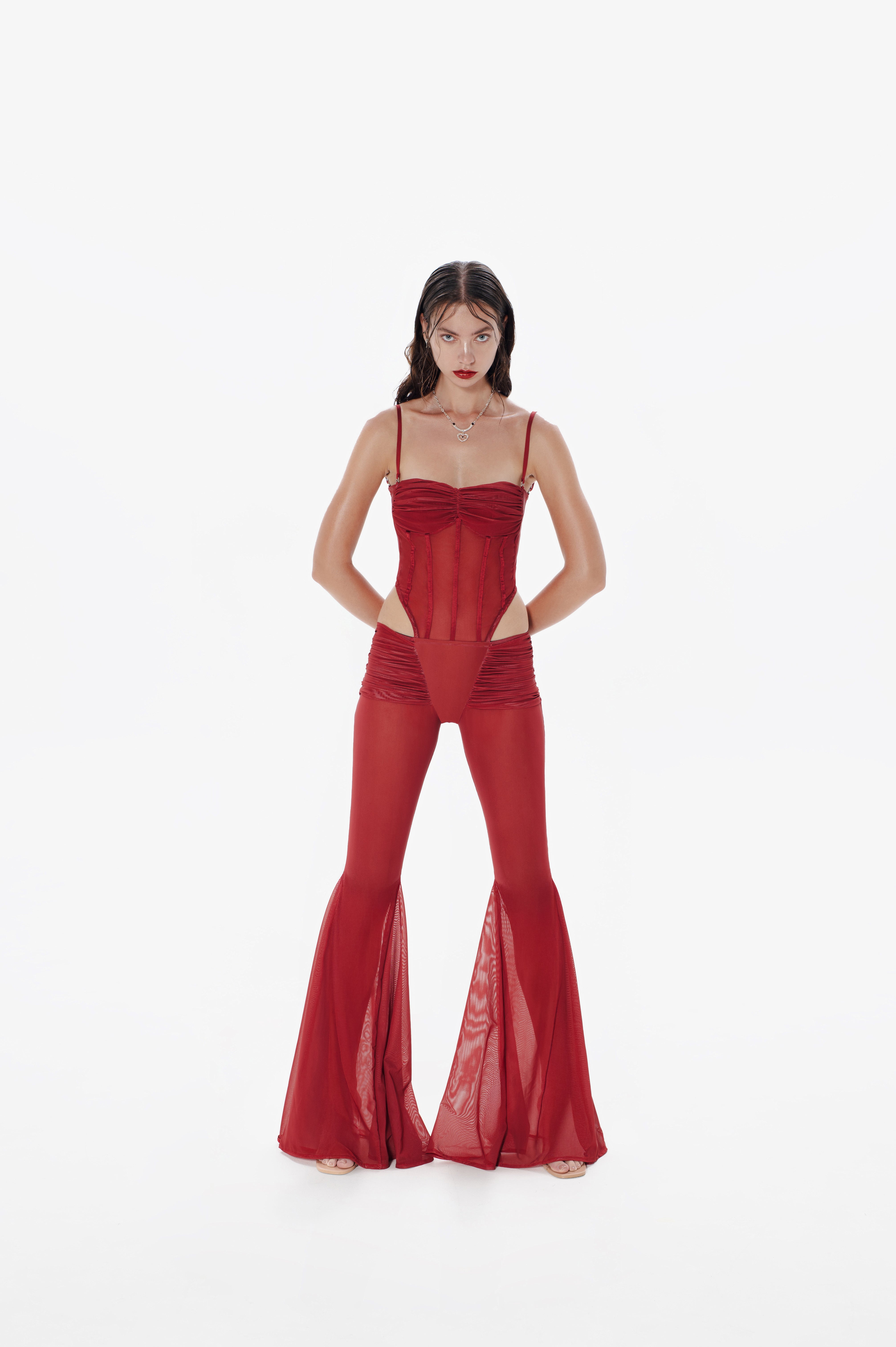 Genesis Jumpsuit Red