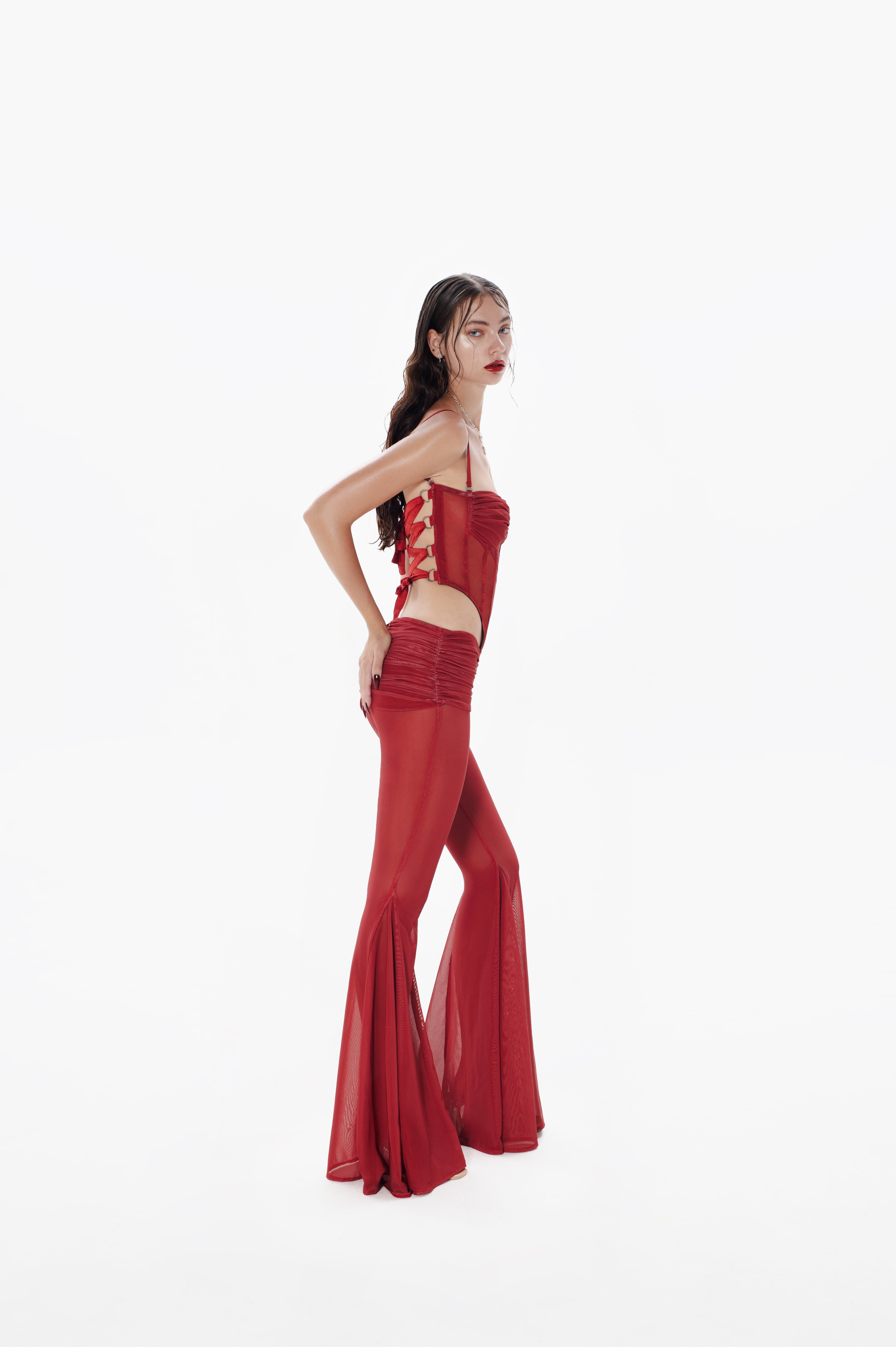 Genesis Jumpsuit Red