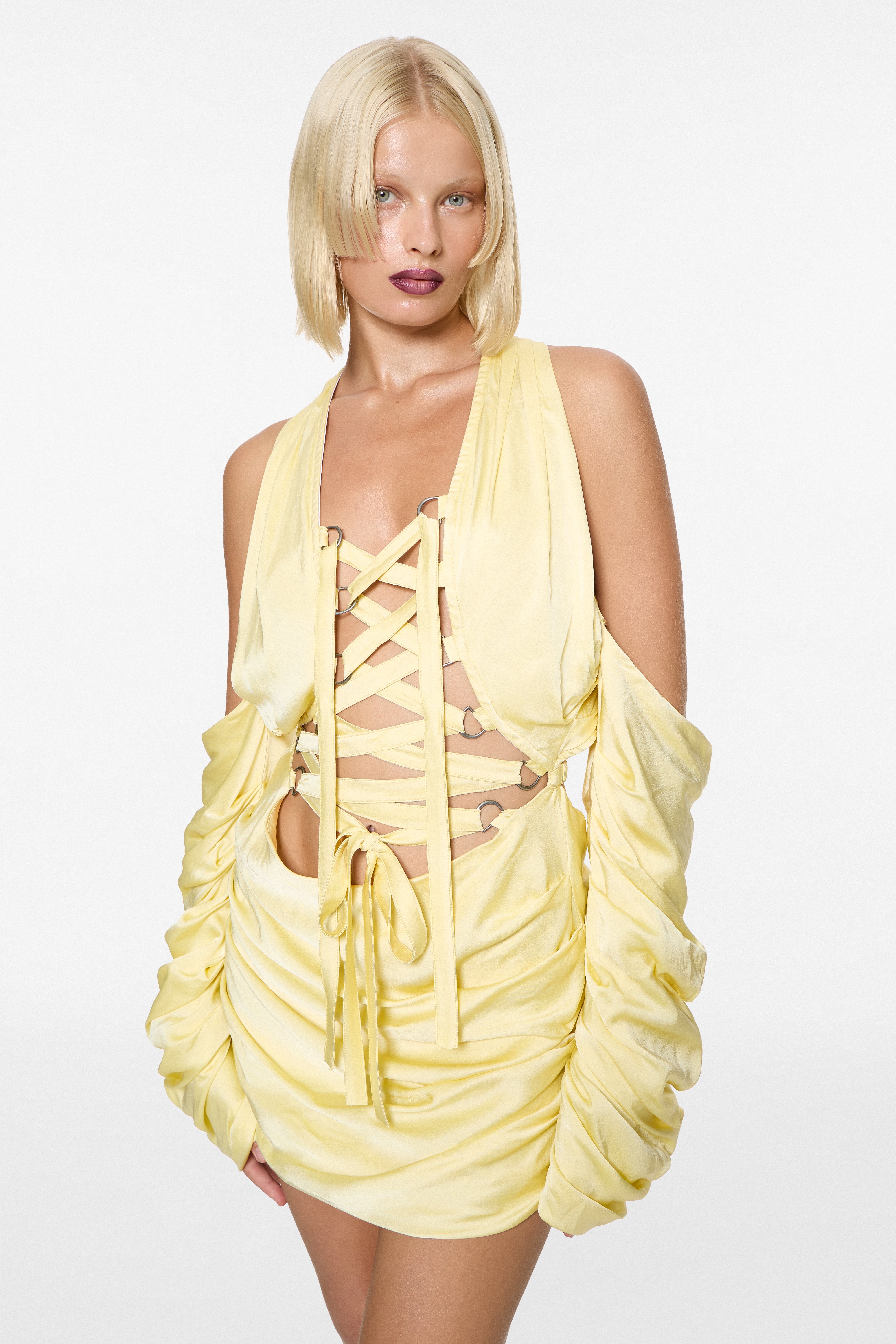 No Strings Attached Dress Butter