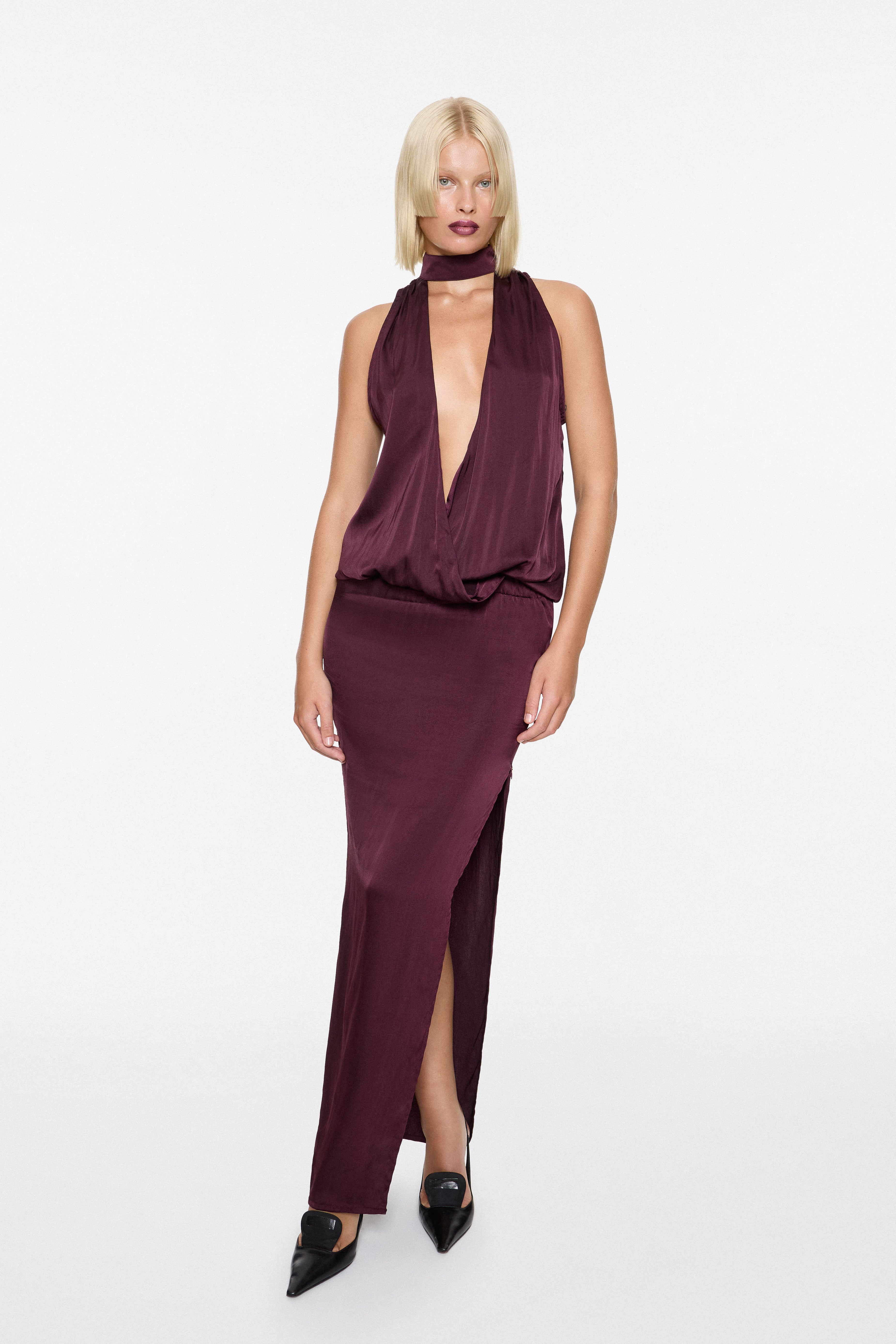 Hera Maxi Dress Plum