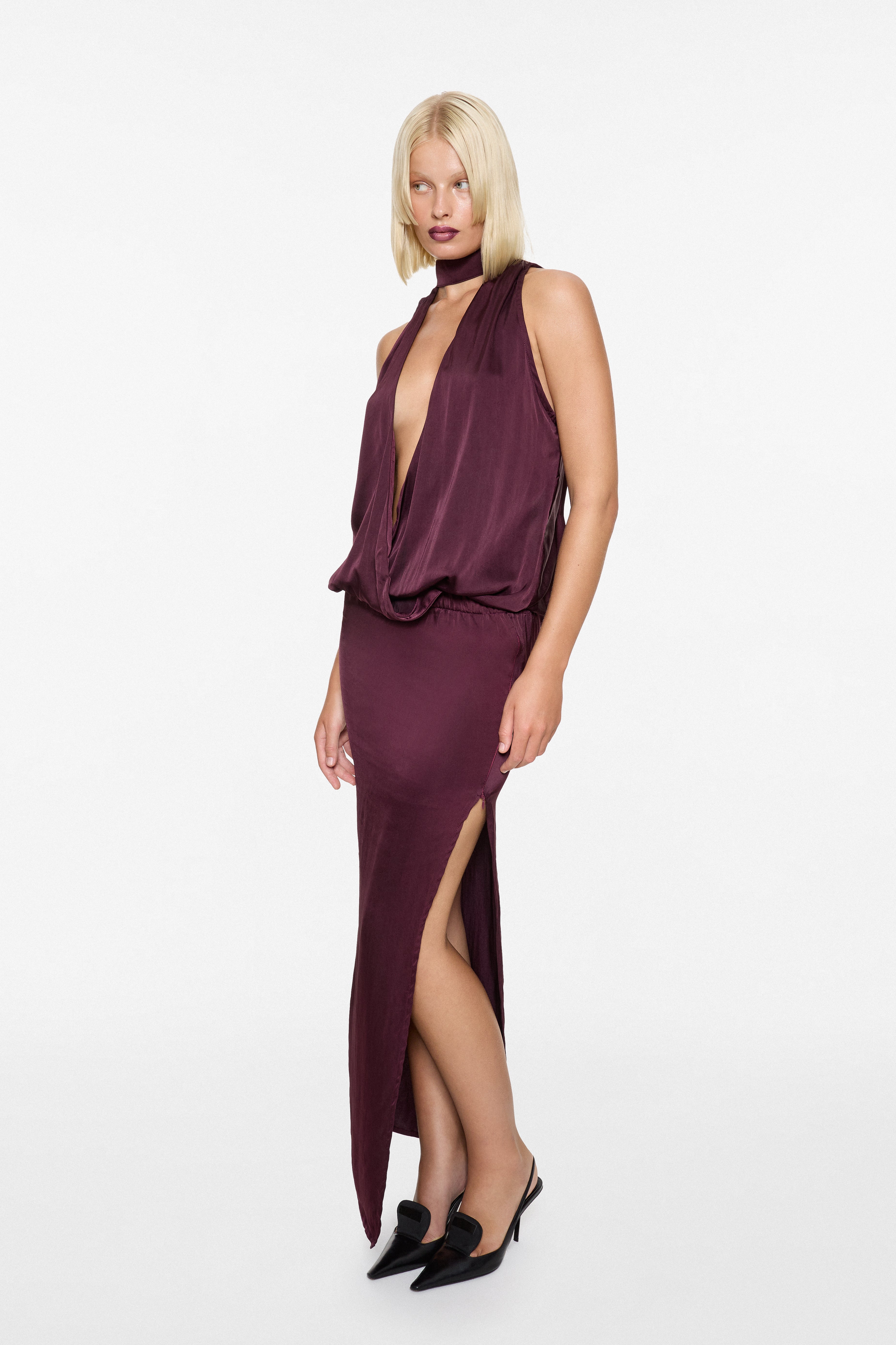 Hera Maxi Dress Plum