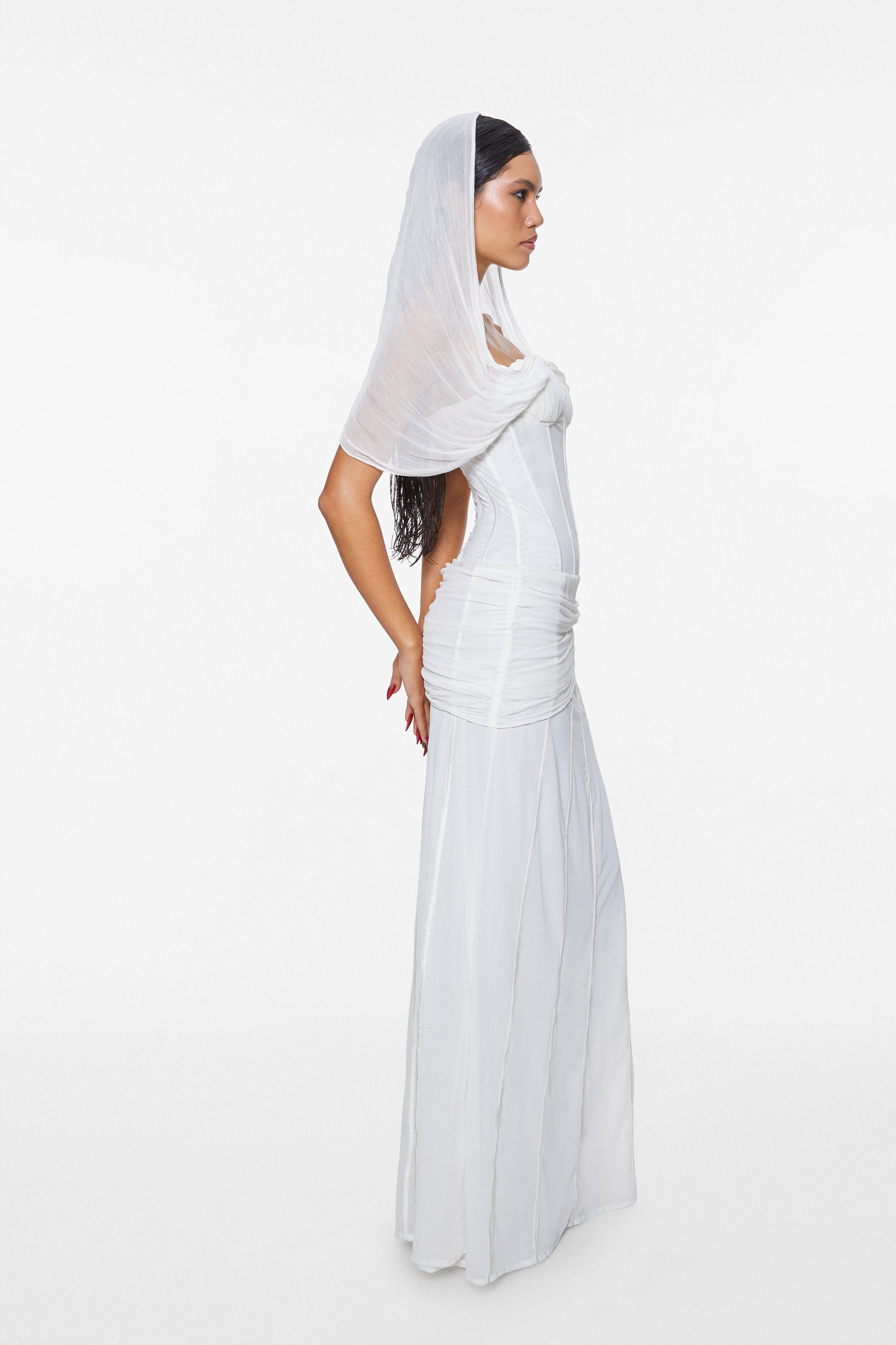 Nemesis Maxi Dress Ivory