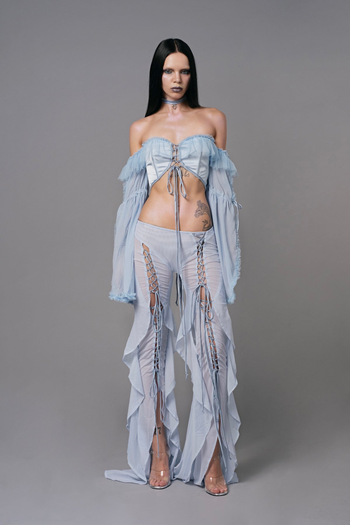 Meta Angel Pants Powder Blue