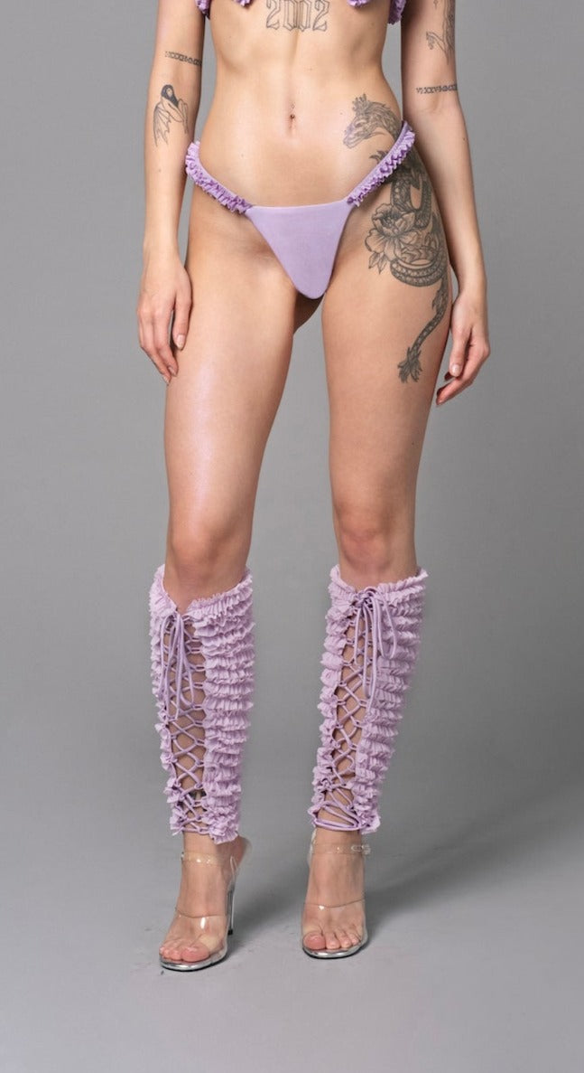 Ruffled Leg Warmers