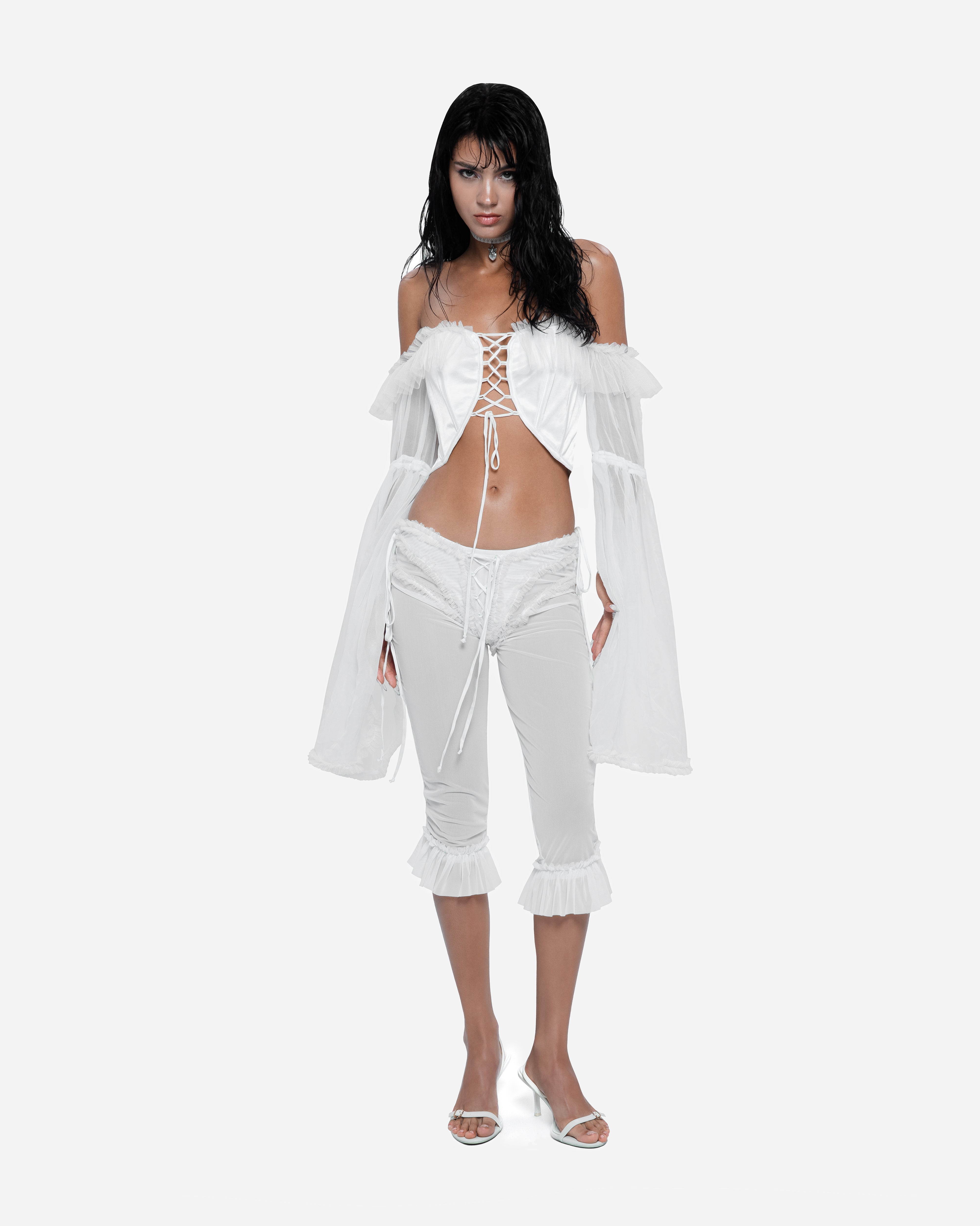Capri Pants White