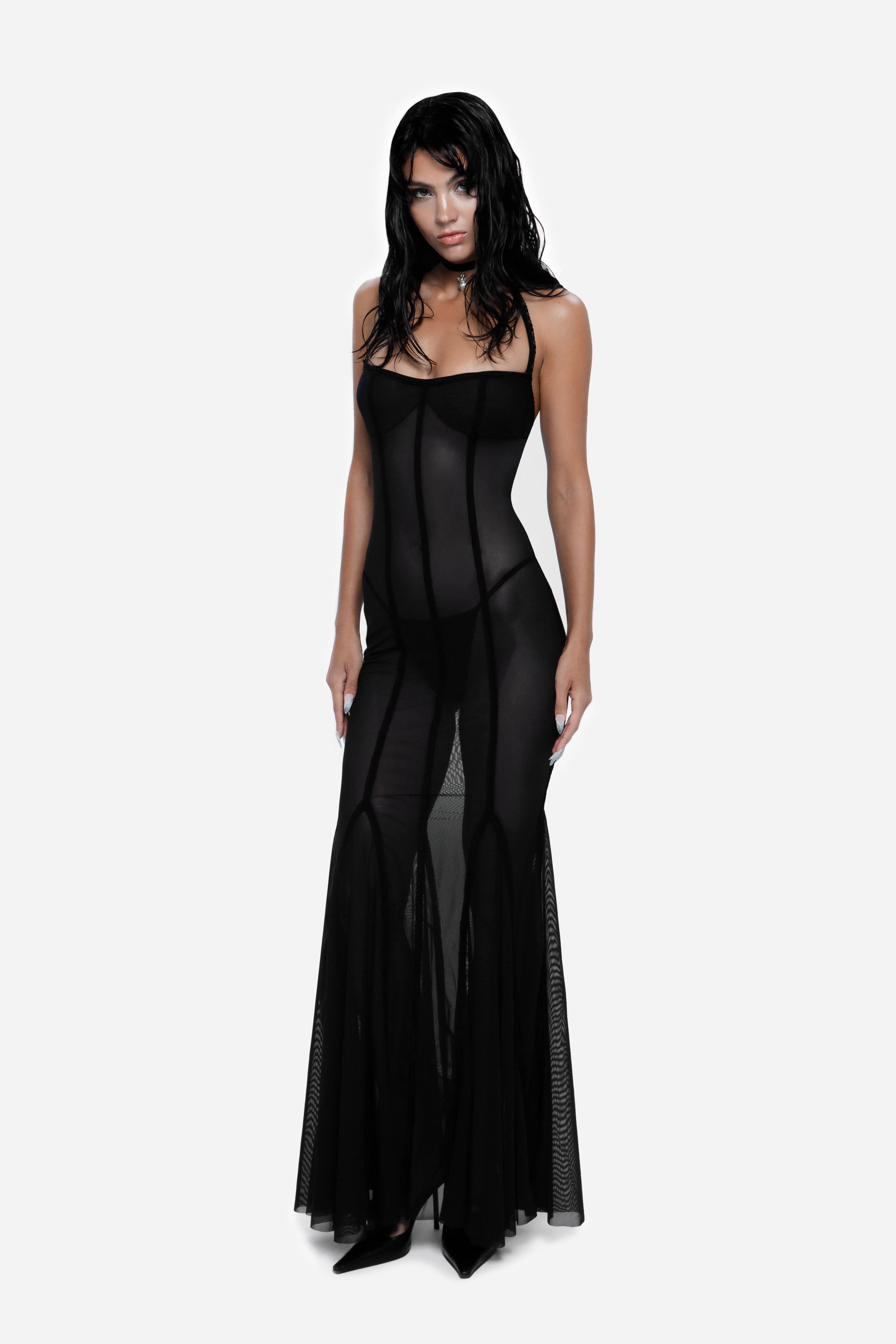 Siren Maxi Dress Black