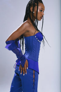 Pearl Corset Azure